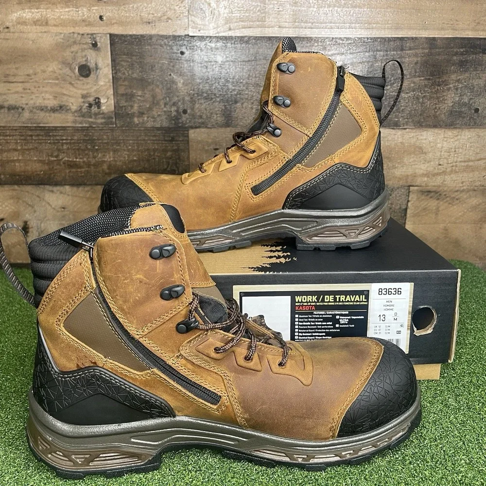 Irish Setter Men's Kasota Waterproof Side-Zip Safety Toe Work Boots Size‎ 13D